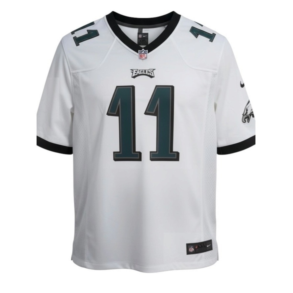Nike NFL Philadelphia Eagles Carson Wentz # 11  White Jersey Mens XXL (A36)